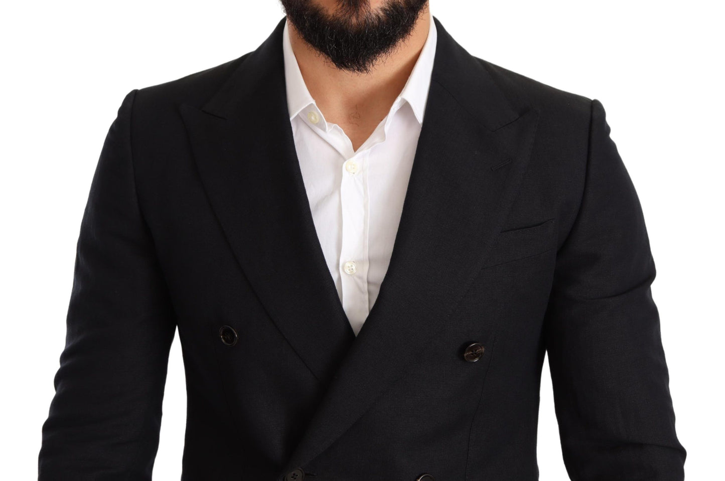 Dolce & Gabbana Elegant Black Two-Piece Wool Suit