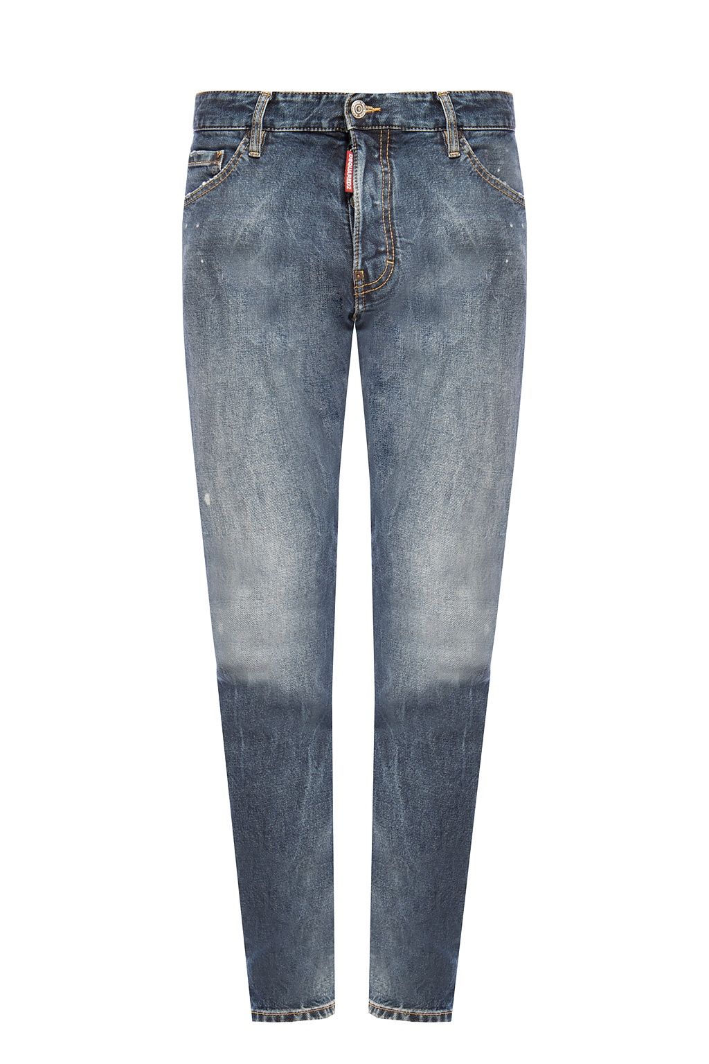 Dsquared² Navy Distressed 'Cool Guy Jean' Denim Pants