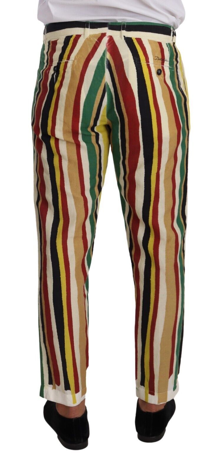 Dolce & Gabbana Elegant Striped Skinny Pants