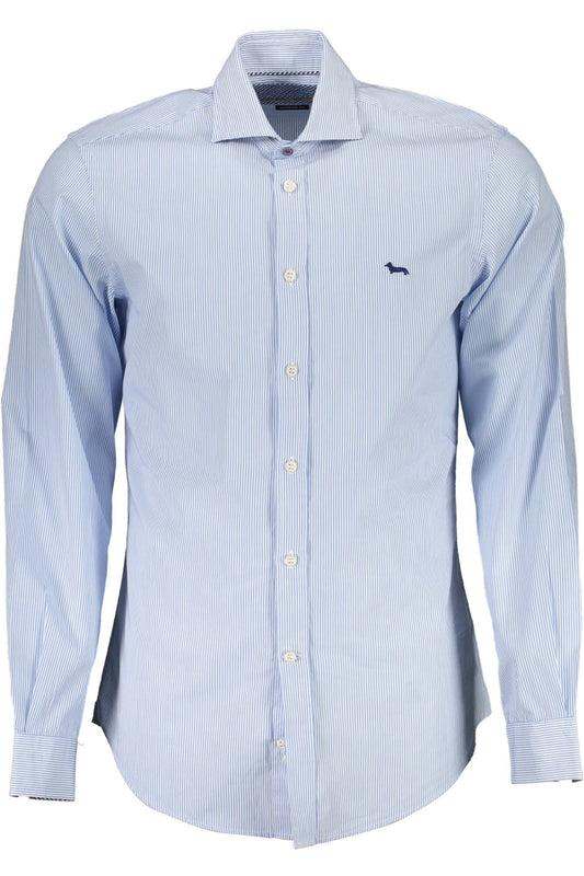 Harmont & Blaine Elegant Light Blue Narrow Fit Dress Shirt