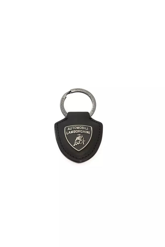 Automobili Lamborghini Exquisite Black Shield Logo Keyring