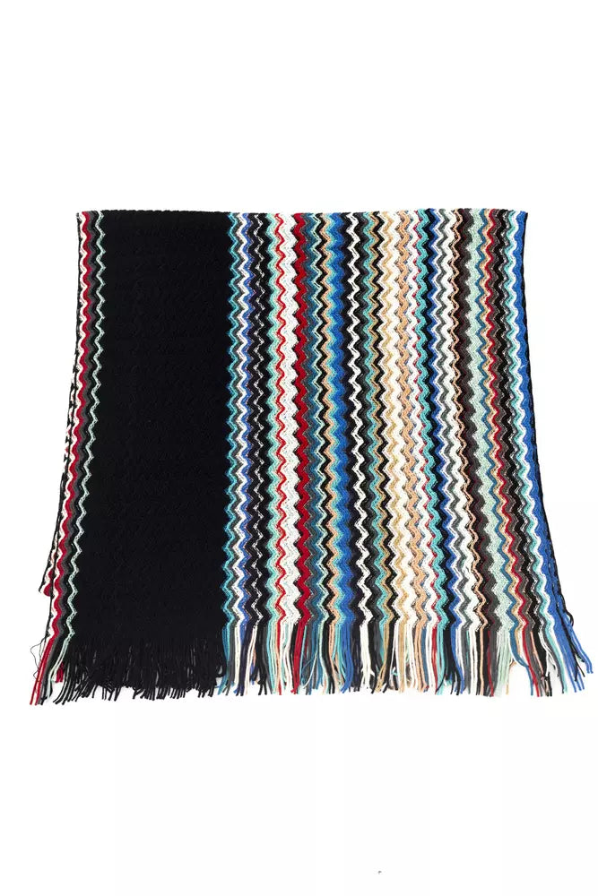 Missoni Multicolor Wool Men Scarf