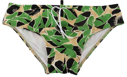 Dsquared² Multicolor Logo Print Swim Briefs