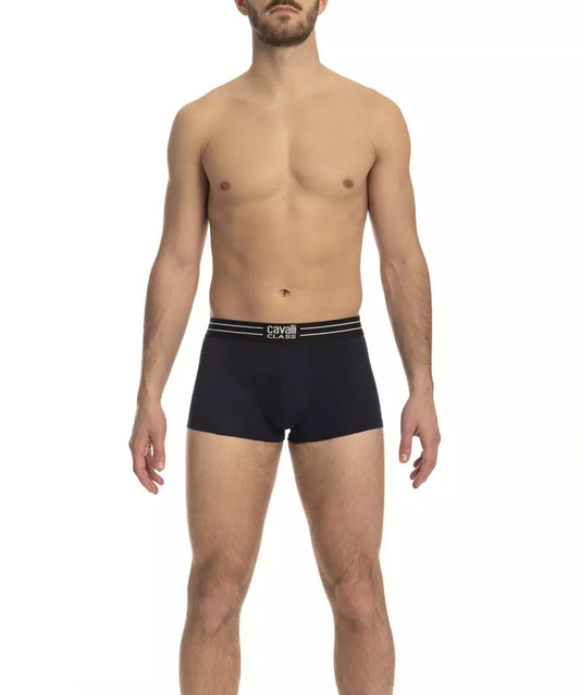 Cavalli Class Black Cotton Men Underwear