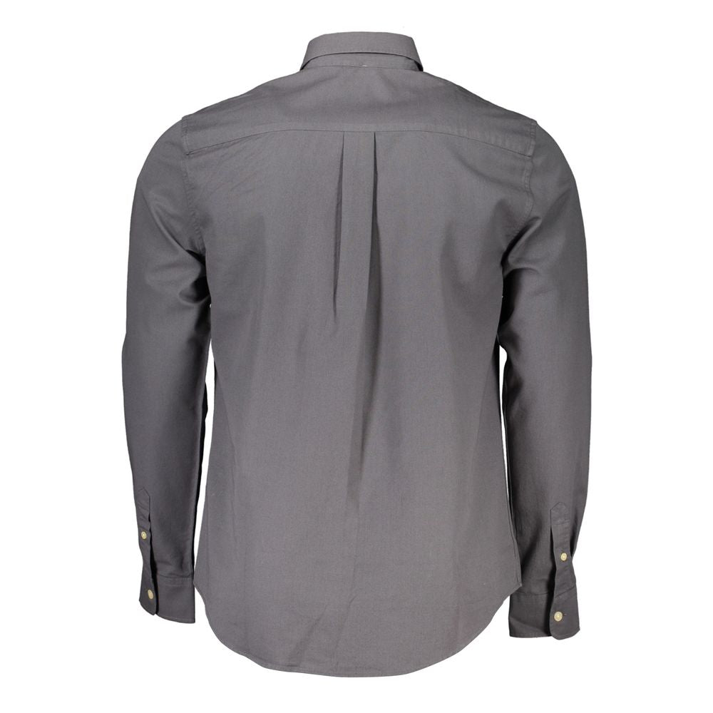 North Sails Gray Cotton Men Shirt