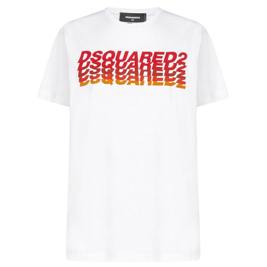 Dsquared² Elevated Casual Cotton Tee with Signature Appeal