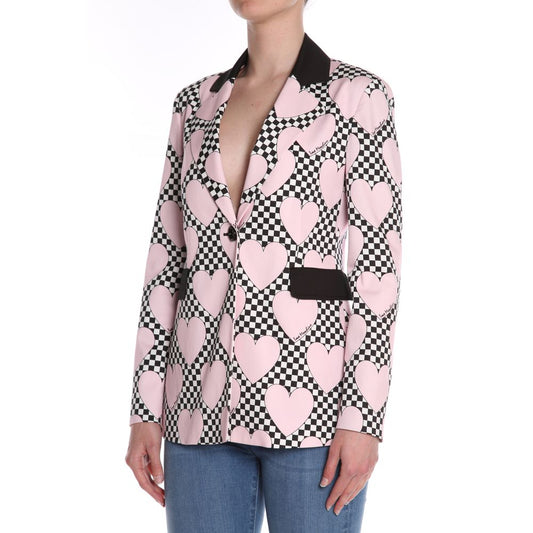 Love Moschino Pink Acetate Women Blazer