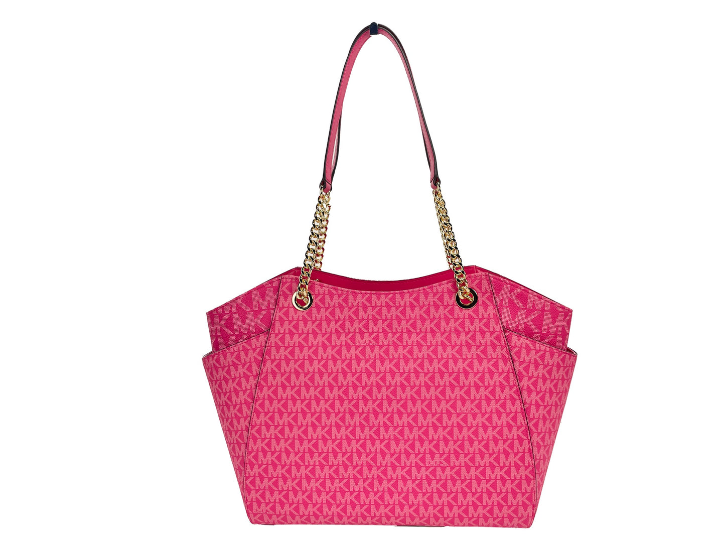 Michael Kors Jet Set Large Chain Electric Pink Shoulder Tote Bag