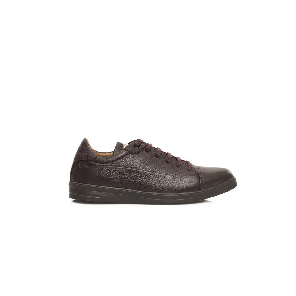 Cerruti 1881 Burgundy CALF Leather Sneaker