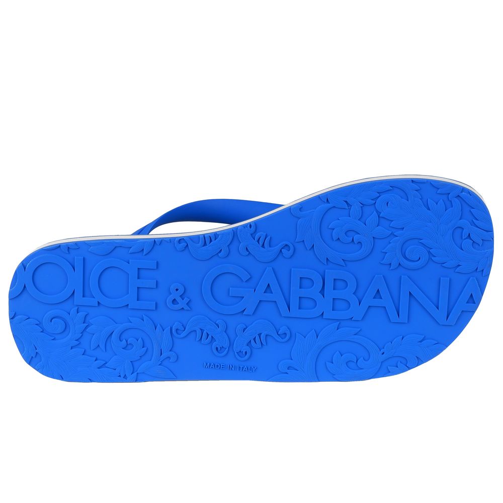 Dolce & Gabbana Blue Polyethylene Sandal