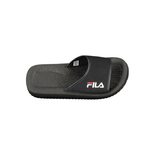 Fila Black Polyester Sandal