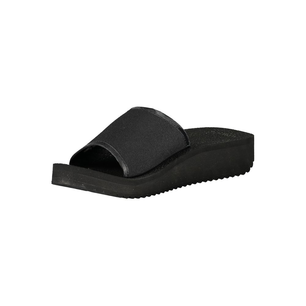 Fila Black Polyester Sandal