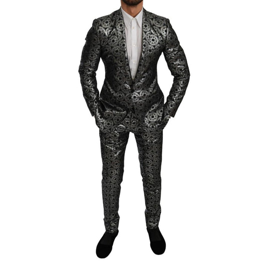 Dolce & Gabbana Silver  Suit