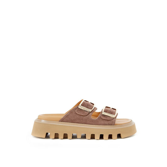 Casadei Elegant Brown Camoscio Sandals