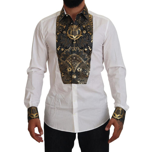 Dolce & Gabbana White Cotton Shirt