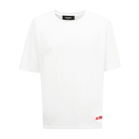 Dsquared² White Cotton T-Shirt