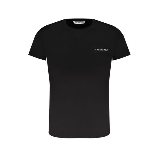 Trussardi Black Cotton T-Shirt