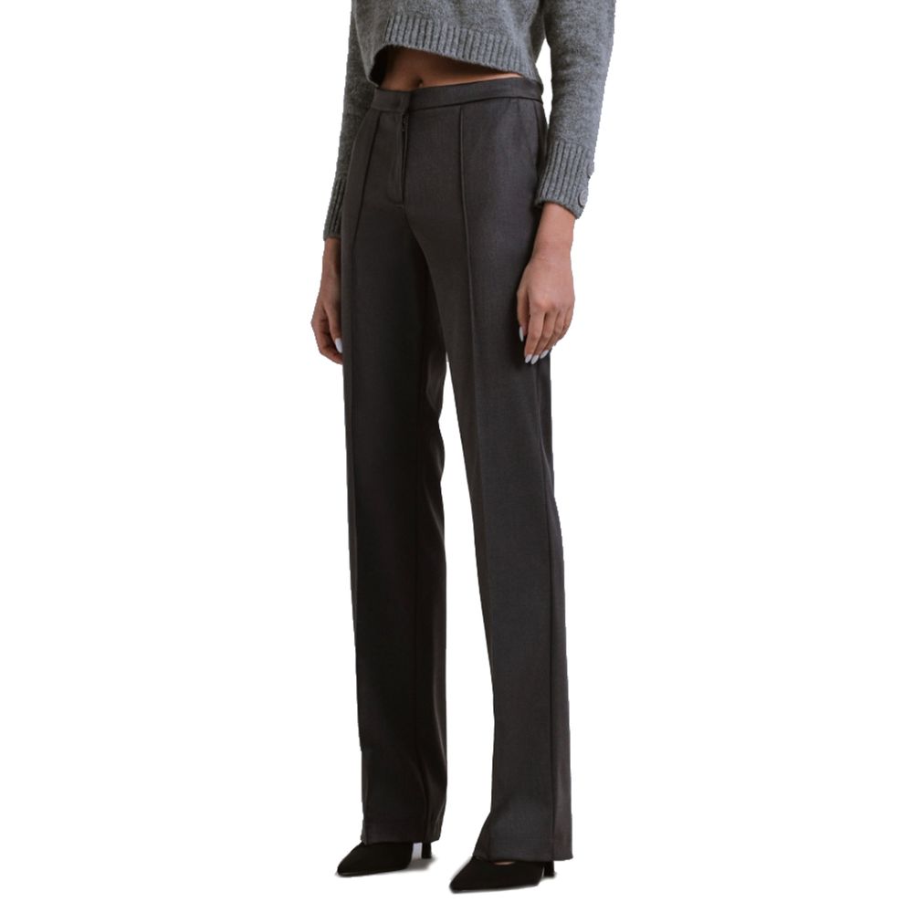 Hinnominate Gray Polyester Jeans & Pant