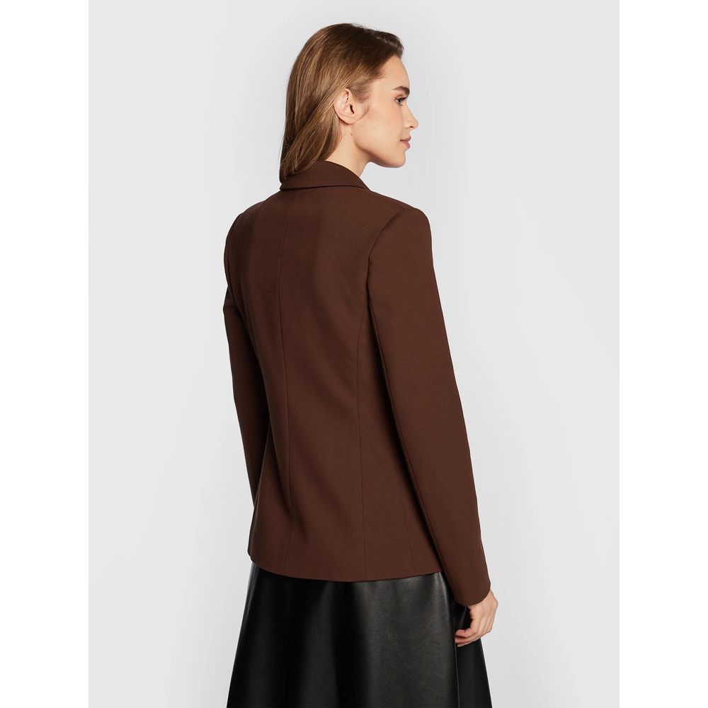 PINKO Brown Viscose Suits & Blazer