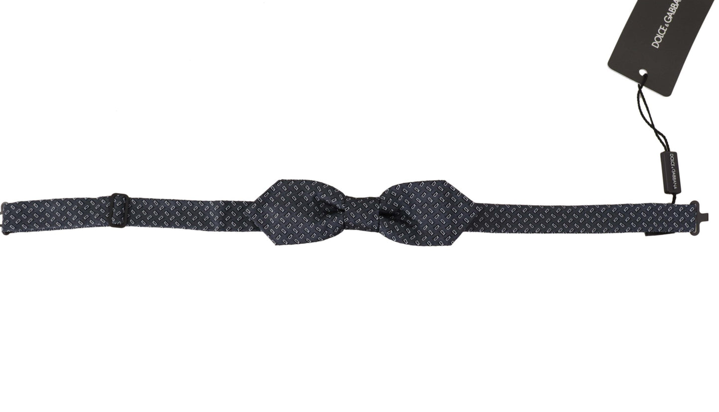 Dolce & Gabbana Elegant Polka Dot Silk Bow Tie